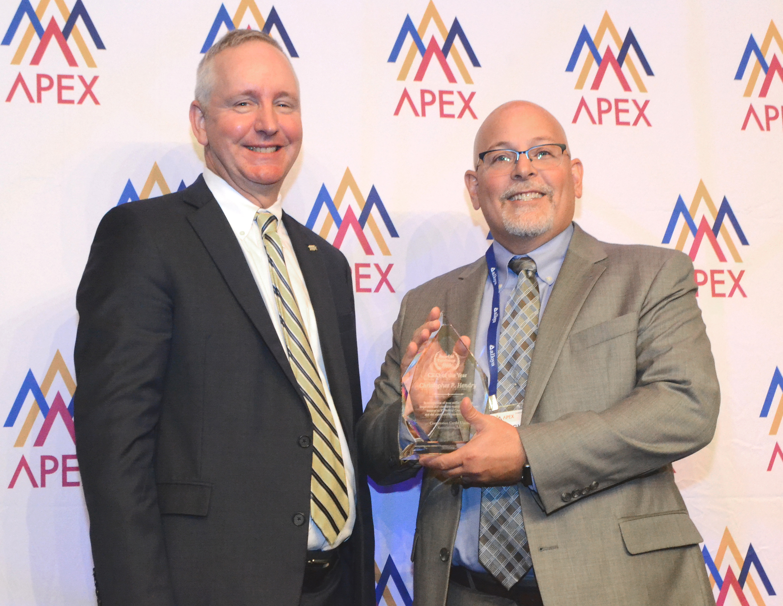 CEO of the Year award handled to Christopher Hendry of IC Credit Union CEO of the Year award handled to Christopher Hendry of IC Credit Union